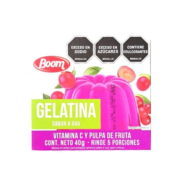 Gelatina sabor Uva 🍇 (40g)