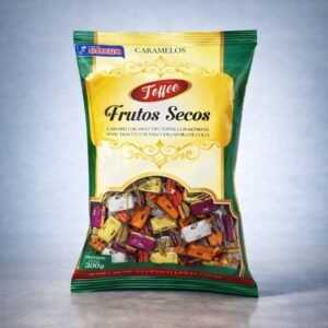 Paquete de Caramelos Masticables, sabor frutos secos (300g)