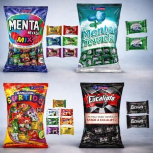 Paquetes de Caramelos de Menta