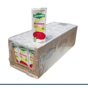 Caja de Jugo La Estancia Sabor Manzana 27u
