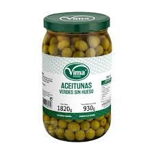 Aceitunas Verdes sin Hueso 1820g