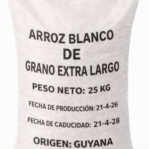 Saco Arroz Blanco 25Kg