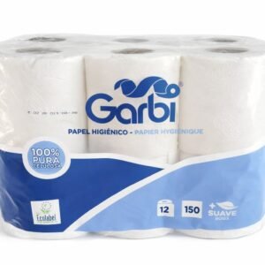 Papel Higiénico Garbi 12 rollos doble capa